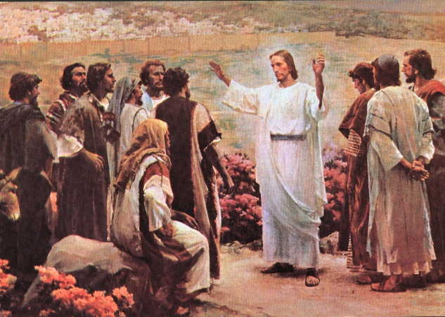 Jesus predicando